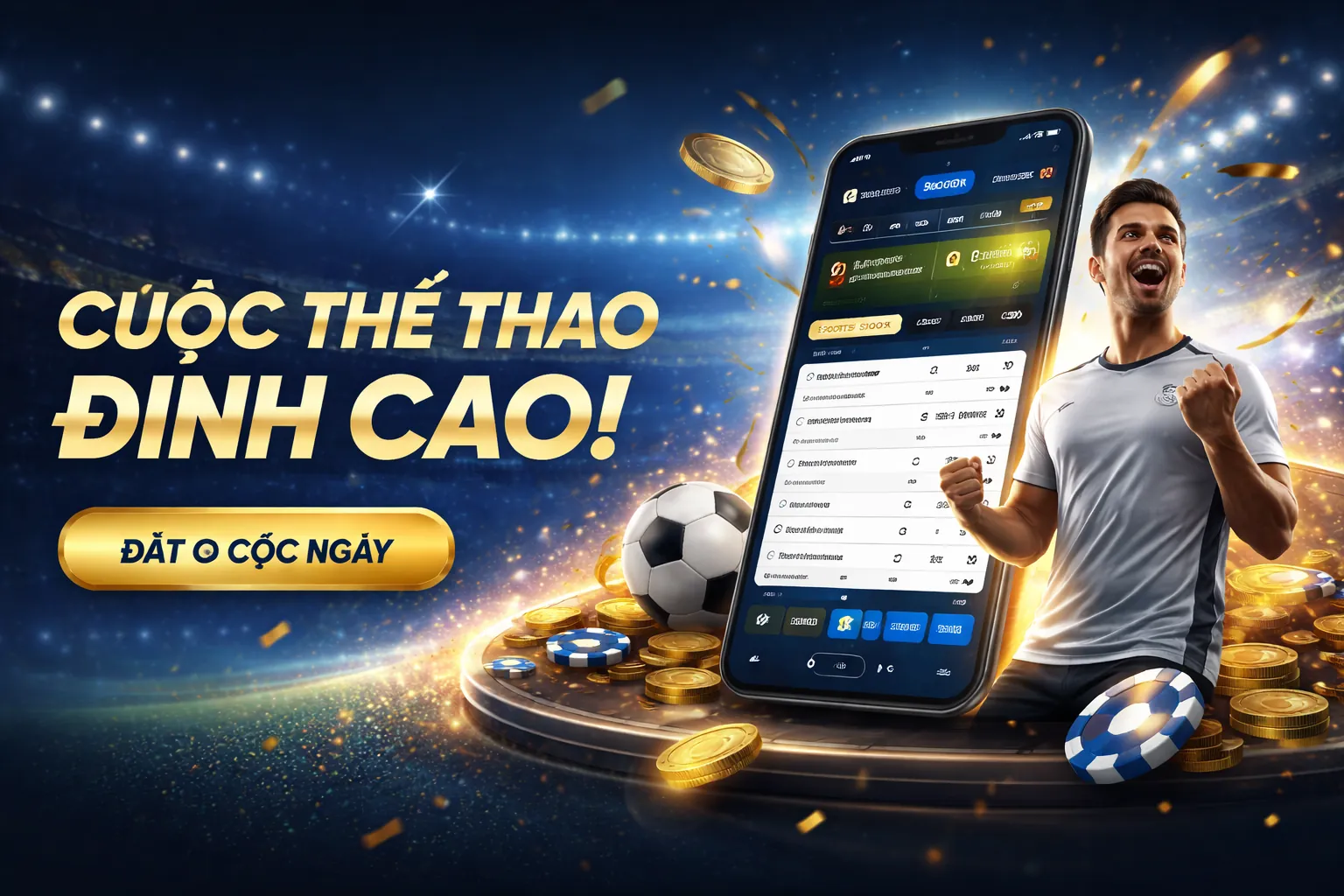 Hình nền cá cược thể thao sôi động tại keo nha cai.com vn